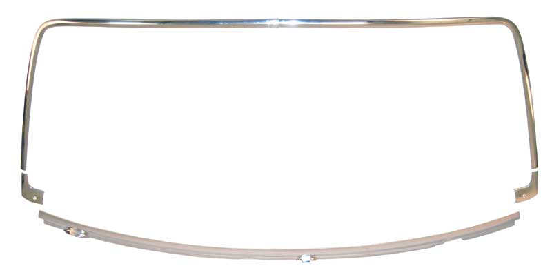 70-74 CHALL/CUDA E BODY FRONT WINDSHIELD MOLDING SET