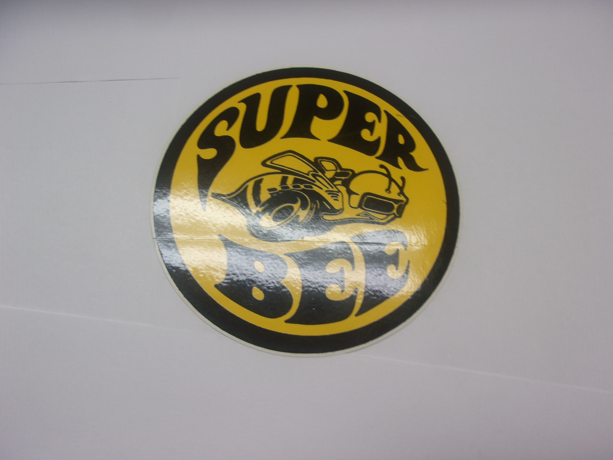 DODGE SUPER BEE ROUND WINDOW DECAL