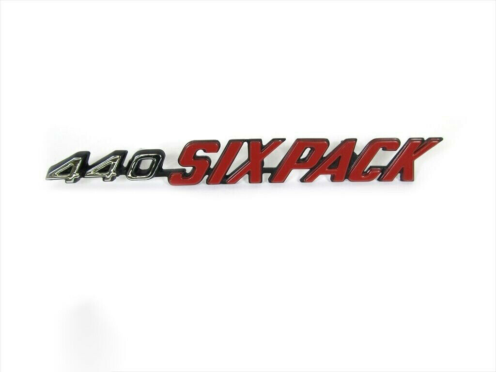 440 SIX PACK SHAKER HOOD EMBLEM