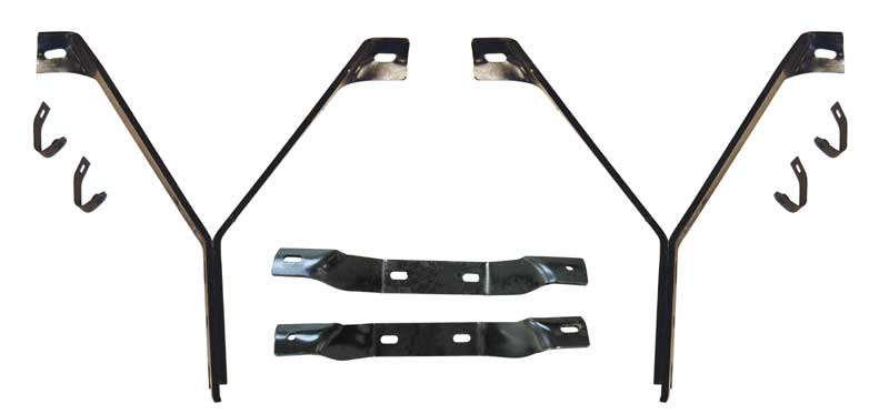 1967-69 Barracuda Front/Rear/Outer Bumper Bracket Set