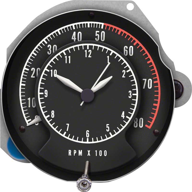 68-70 B BODY RALLY DASH TIC TOC TACHOMETER