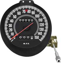 70-71 E BODY RALLY GAUGE SPEEDOMETER WITH 150 MPH