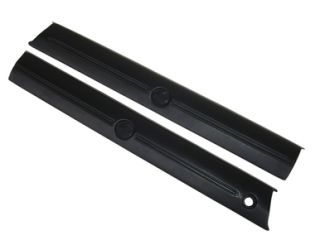 68 CHARGER BLACK FRONT UPPER DOOR PADS