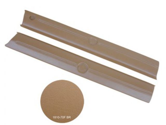 70 CHARGER TAN FRONT UPPER DOOR PADS