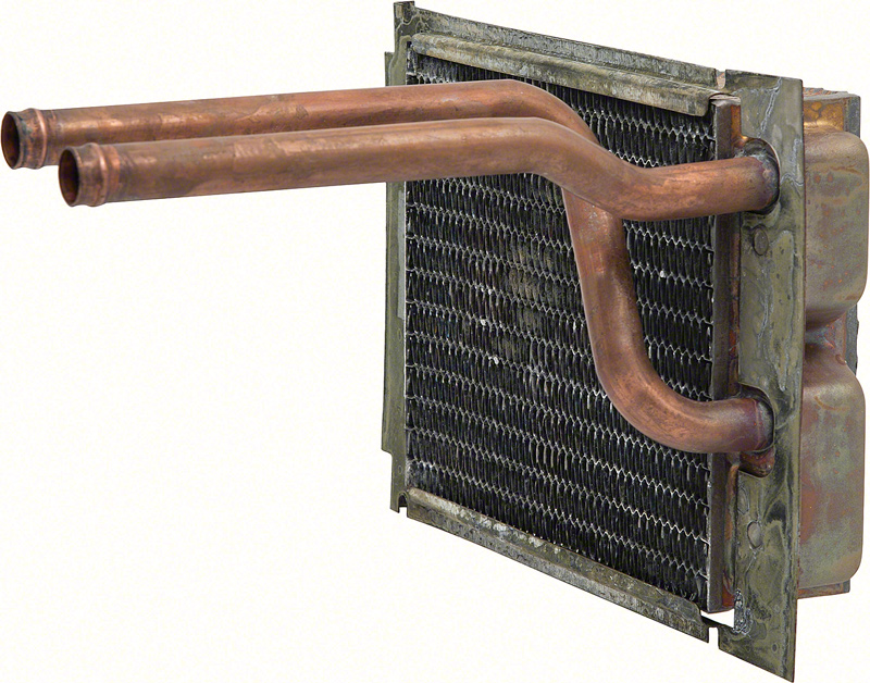 67-69 A BODY COPPER/BRASS HEATER CORE 7 3/4"X6"X2"