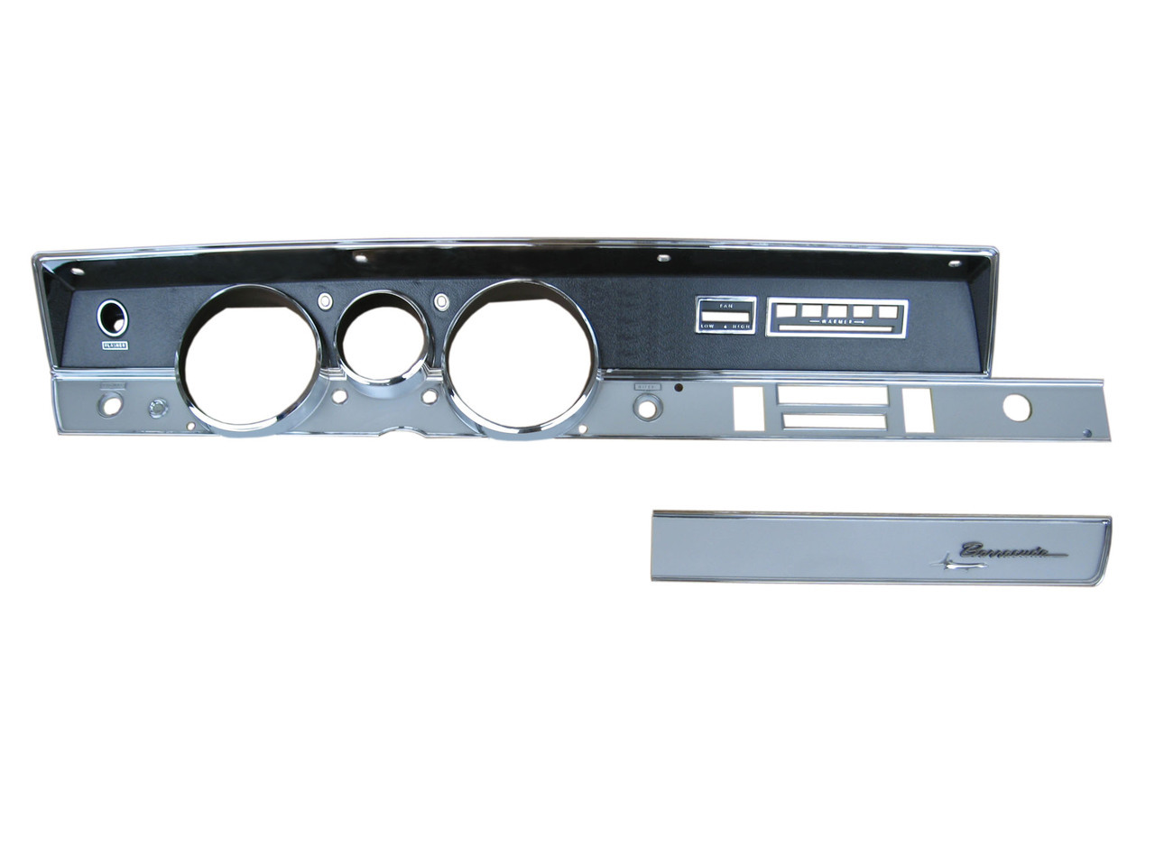 68-69 A BODY RALLYE DASH BEZEL KIT WITH AC