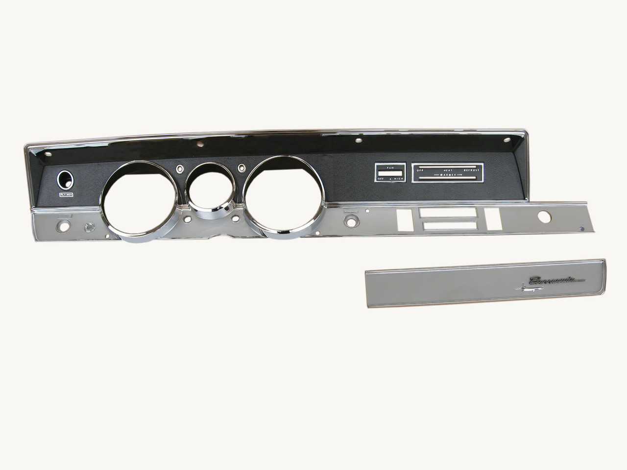 68-69 A BODY RALLYE DASH BEZEL KIT WITHOUT AC