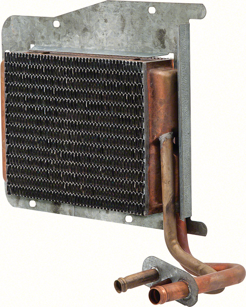 73-76 A BODY COPPER/BRASS HEATER CORE WITH AC 8"X6"X2"