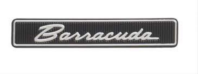 71-74 BARRACUDA DASH PAD DECAL