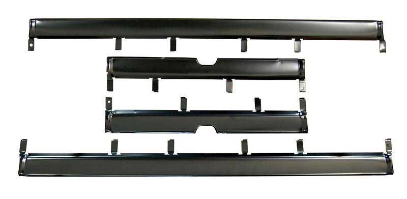 1967-69 Barracuda 70-76 Duster 4 Piece Floor Wiring Covers