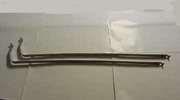 1968-1970 B BODY STAINLESS STEEL GAS TANK STRAPS