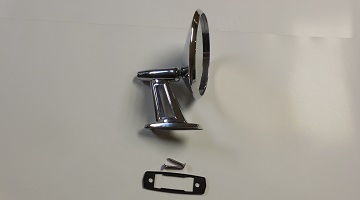 62-66 A, B & C BODY CHROME TWIN POST NON REMOTE MIRROR FITS RIGHT & LEFT SIDES