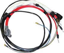 66 B BODY HEMI POSITIVE BATTERY CABLE WITH MANUAL TRANSMISSION