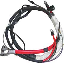 68-69 B BODY (EXCEPT CHARGER) HEMI POSITIVE BATTERY CABLE WITH MANUAL TRANSMISSION