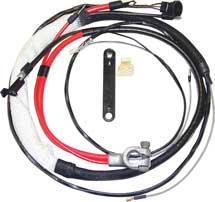 71 B, 70-71 E BODY HEMI POSITIVE BATTERY CABLE WITH AUTOMATIC TRANSMISSION