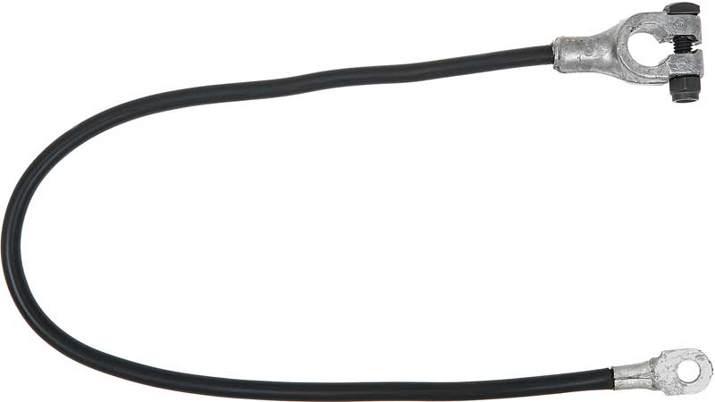 63-69 A, B BODY NEGATIVE BATTERY CABLE BIG BLOCK WITH SQUARED HEAD 23"