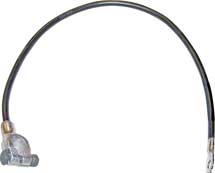 63-69 A, B BODY NEGATIVE BATTERY CABLE BIG BLOCK WITH ROUND HEAD 23"