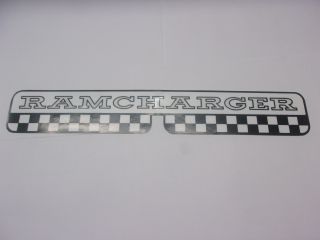 1969-70 "RAMCHARGER" UNDERHOOD AIR BOX DECAL