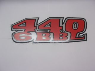 1969 ROAD RUNNER 440 6 BBL HOOD DECAL