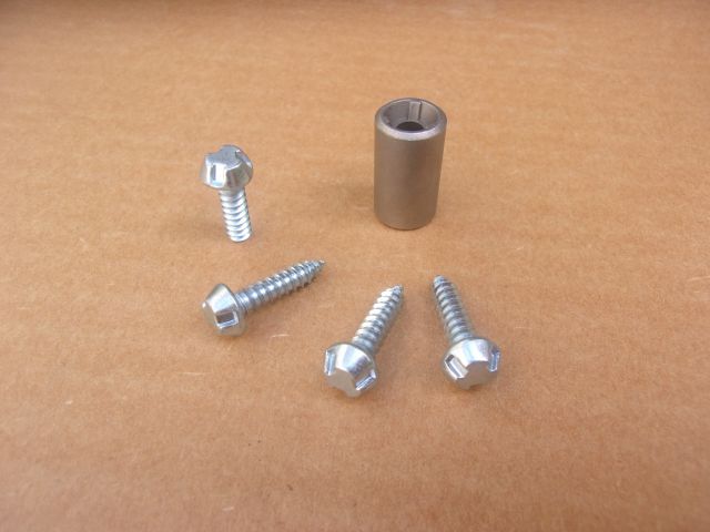 FLIP FUEL CAP SECURITY SCREWS &  TOOL 70-71 CHALLENGER