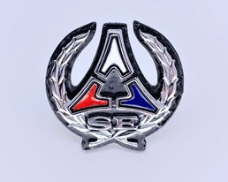 1971 CHARGER SE TRUNK LID WREATH EMBLEM