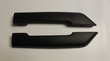 70-74 CUDA FRONT ARM REST PADS BLACK SOLD AS A PAIR