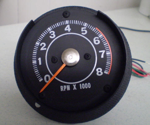 64 B BODY DODGE CLUSTER TACHOMETER, REPLACES BLANK OR CLOCK