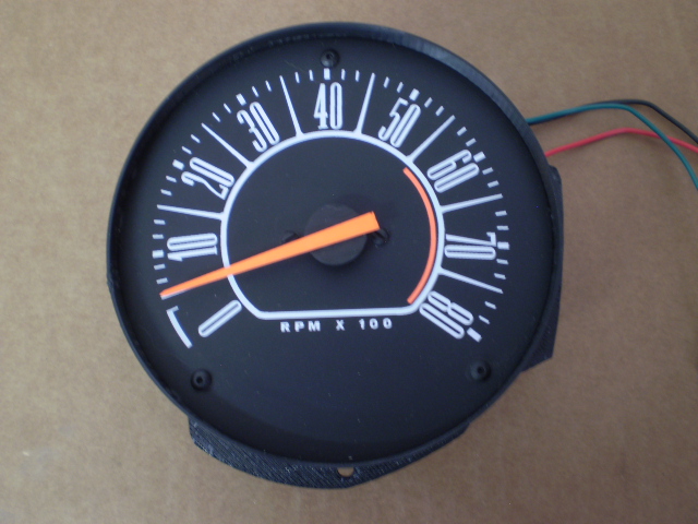 66 PLYMOUTH BARRACUDA DASH TACHOMETER