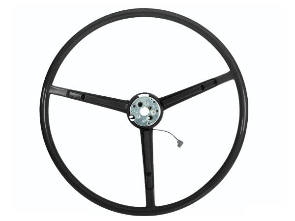 67-69 BLACK PLASTIC STEERING WHEEL