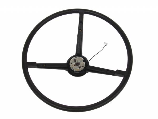 70 A & B BODY BLACK PEBBLE GRAIN STEERING WHEEL.