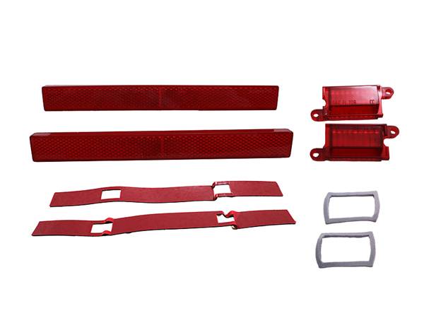 70-71 CUDA RED REAR SIDE MARKER LENS KIT