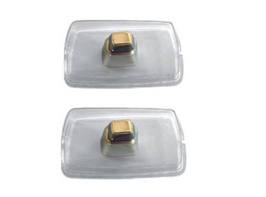 68 BARRACUDA FRONT PARKING LIGHT LENSES