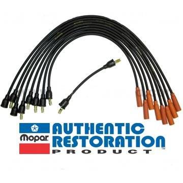 SPARK PLUG WIRE SET FOR A-BODY, B-BODY & C-BODY 1965 273 V8 ENGINE, DATE-CODED 3RD QTR 1964