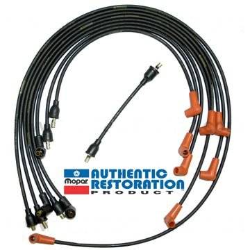 SPARK PLUG WIRE SET FOR A-BODY 1967 383 V8 & C-BODY 1967 440 V8 HIGH PERFORMANCE ENGINES, DATE-CODED 3RD QTR 1966