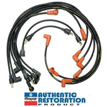 SPARK PLUG WIRE SET FOR 1969 A-BODY, B-BODY & C-BODY 383 & 440 ENGINES, DATE-CODED 1ST QTR 1969