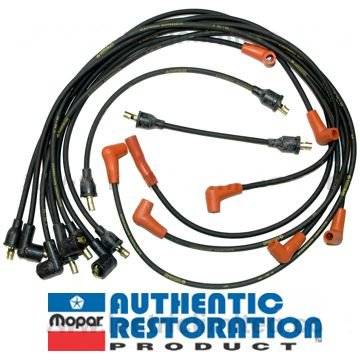 SPARK PLUG WIRE SET FOR 1970 B-BODY, E-BODY & C-BODY 383 & 440 ENGINES, DATE-CODED 1ST QTR 1970