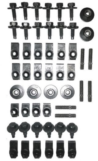 NEW REPRODUCTION 1967 - 1969 PLYMOUTH BARRACUDA FRONT FENDER BOLT KIT 270698