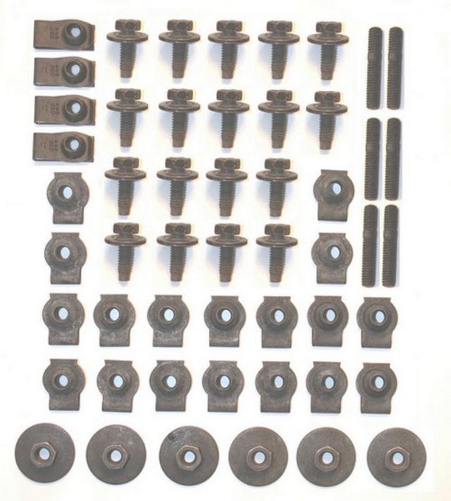 NEW REPRODUCTION 1970-1974 DODGE & PLYMOUTH E-BODY FRONT FENDER BOLT KIT 270700