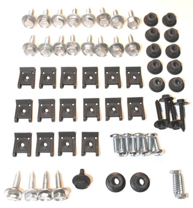 70 RR/GTX & 71-72 CHARGER AIR GRABBER MOUNTING BOLT KIT 64 PCS