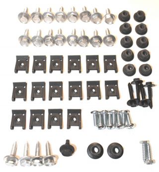 70 RR/GTX & 71-72 CHARGER AIR GRABBER MOUNTING BOLT KIT 64 PCS