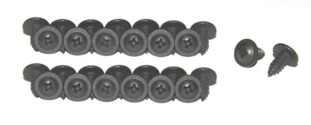 NEW REPRODUCTION 1970 - 1974 A & E-BODY ROOFRAIL WEATHERSTRIP CHANNEL SCREW KIT