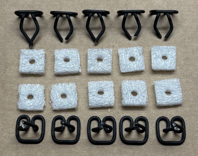 1968 - 1970 DODGE CHARGER VINYL TOP MOULDING CLIP KIT