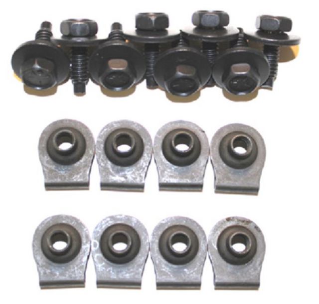 NEW REPRODUCTION 1972-1974 BARRACUDA & CHALLENGER FRONT VALANCE BOLT KIT 270805