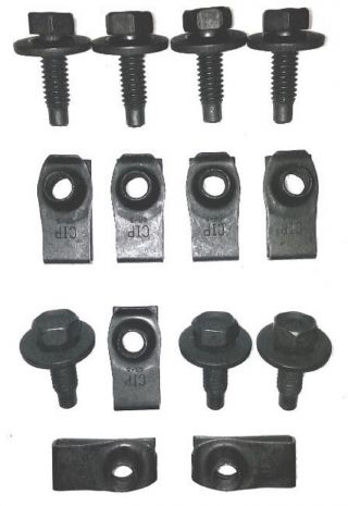 NEW REPRODUCTION 1970-72 DART & SWINGER / 1971-72 DEMON FRONT VALANCE BOLT KIT