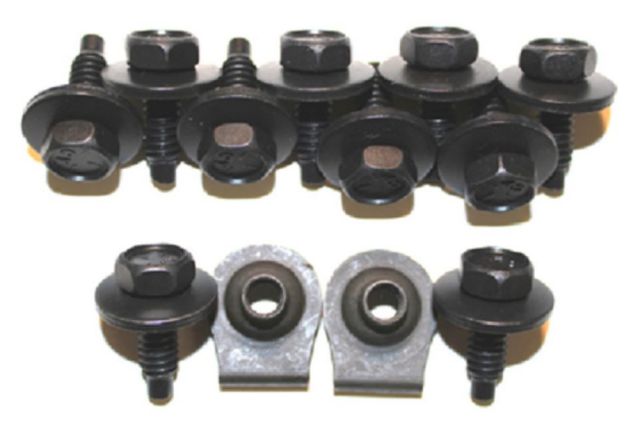 NEW REPRODUCTION 1970 - 1971 PLYMOUTH CUDA HEADER PANEL BOLT KIT 270841