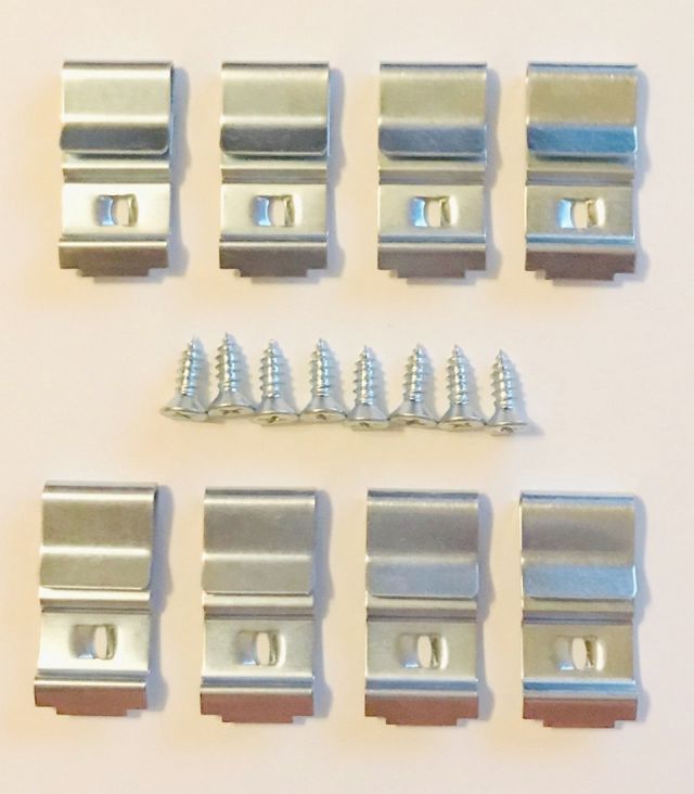 1968 - 1970 B-BODY QUARTER TOP EDGE MOLDING CLIP KIT
