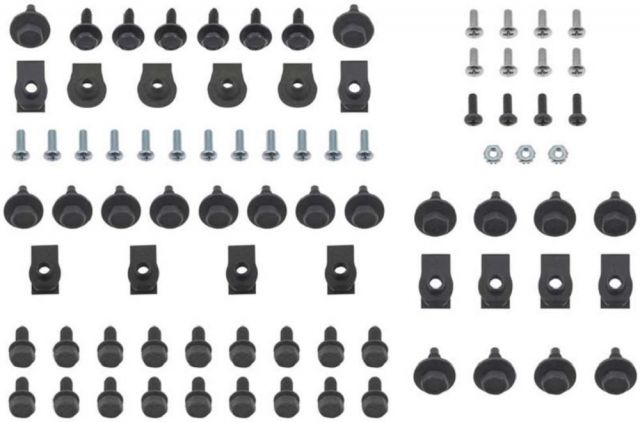 NEW REPRODUCTION 1966 - 1967 DODGE CHARGER GRILLE HARDWARE KIT 271149