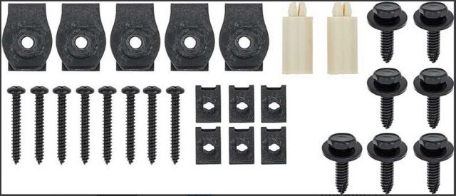 1968 PLYMOUTH B-BODY GRILLE HARDWARE KIT