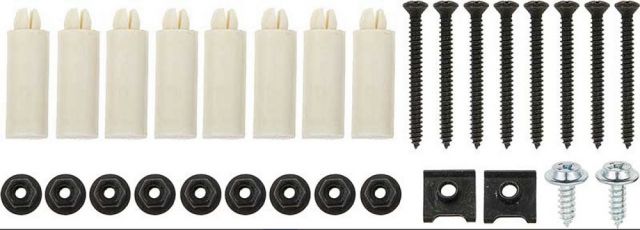 1968 DODGE B-BODY GRILLE HARDWARE KIT (except charger)