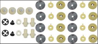 NEW REPRODUCTION 1972 DODGE DEMON & PLYMOUTH DUSTER DOOR WINDOW HARDWARE KIT